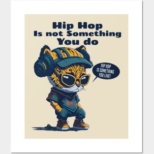 Hip Hop Cat Posters and Art